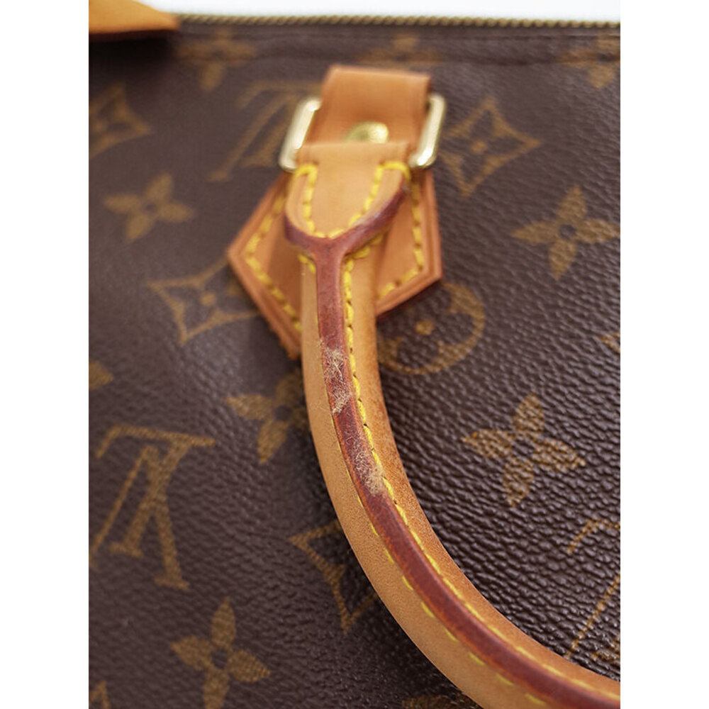 Louis Vuitton Monogram Leather Brown Speedy Boston Bag - Picture 6 of 9
